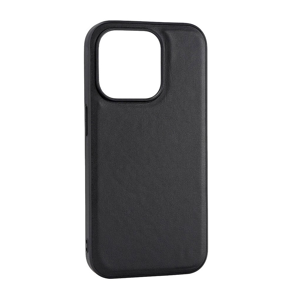 GEAR Buffalo iPhone 15 Pro Kunstlæder Bagside Cover - MagSafe Kompatibel - Sort