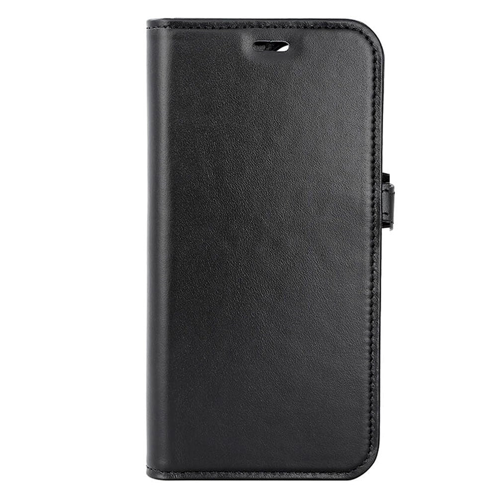 Buffalo iPhone 15 Pro 2-in-1 Wallet Ægte Læder Magnet Flip Cover m. Pung - Sort