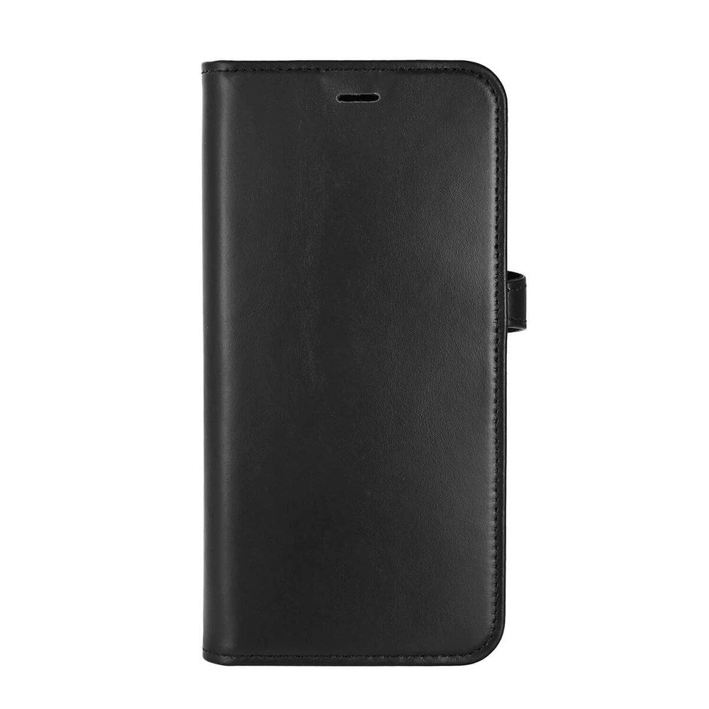 Buffalo iPhone 16 Plus 2-in-1 Wallet Ægte Læder Magnet Flip Cover m. Pung - MagSafe Kompatibel - Sort