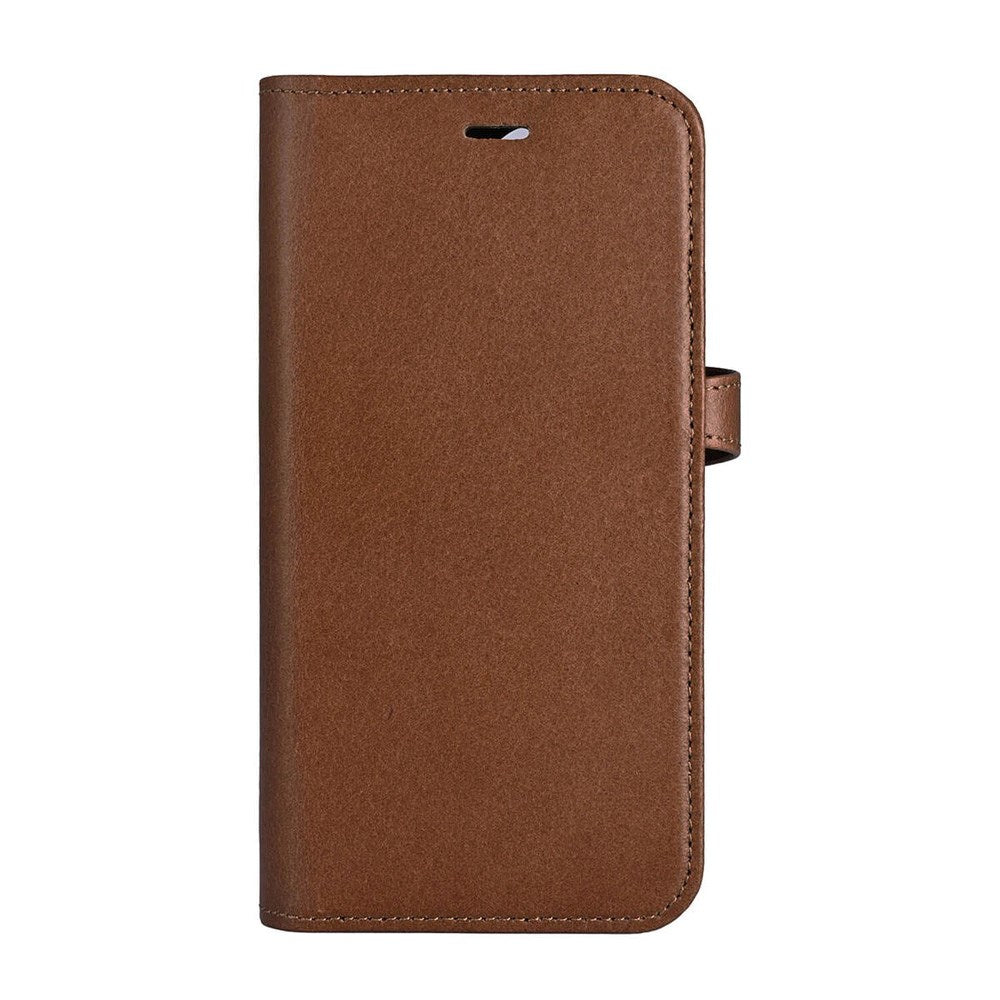 Buffalo iPhone 16 2-in-1 Wallet Ægte Læder Magnet Flip Cover m. Pung - MagSafe Kompatibel - Brun