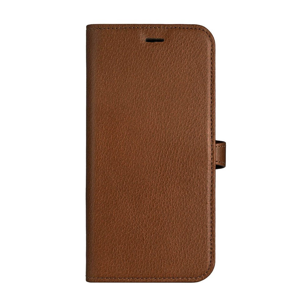 Buffalo iPhone 16 Pro 2-in-1 Wallet Ægte Læder Magnet Flip Cover m. Pung - MagSafe Kompatibel - Brun