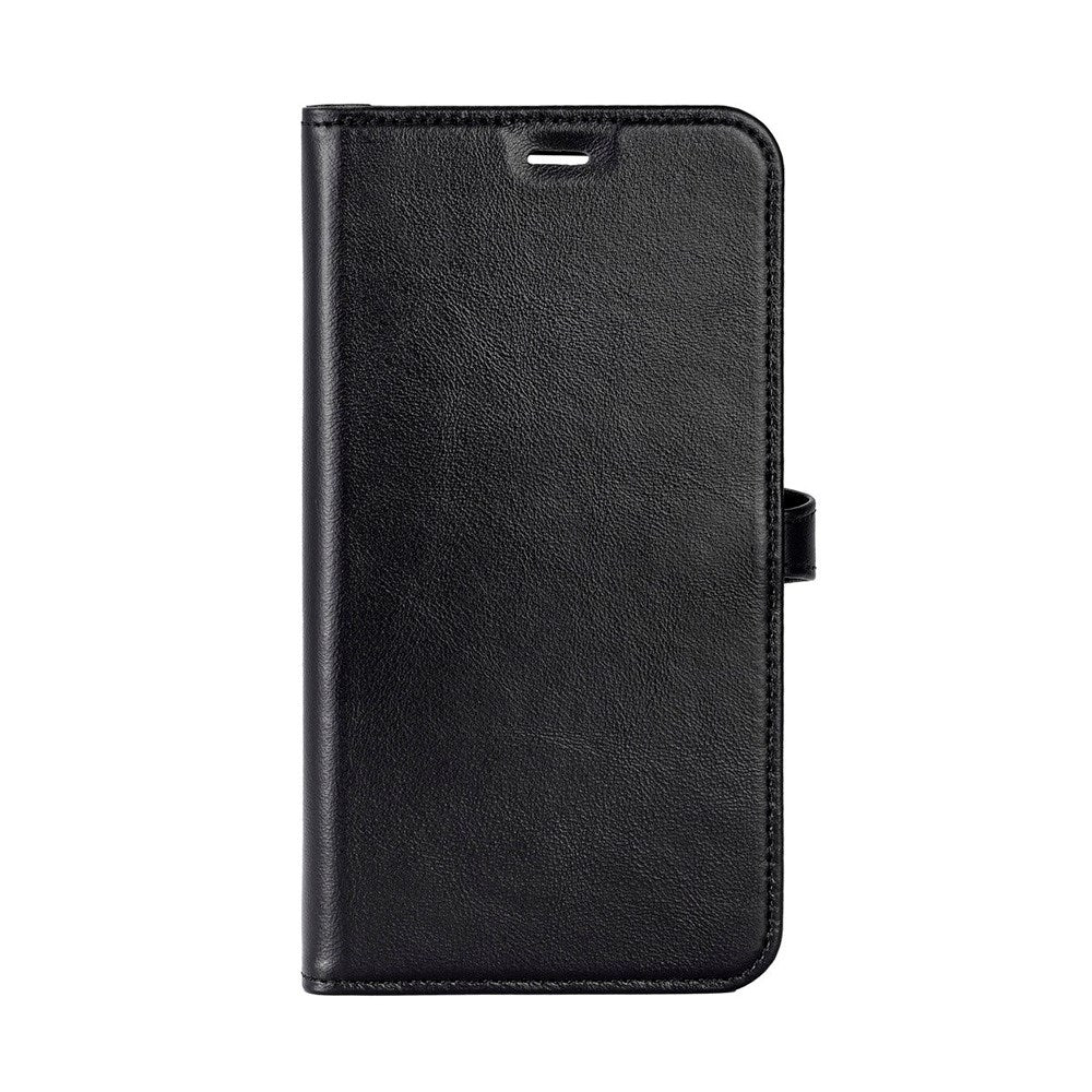 Buffalo iPhone 17 Pro Max Ægte Læder Flip Cover - Sort