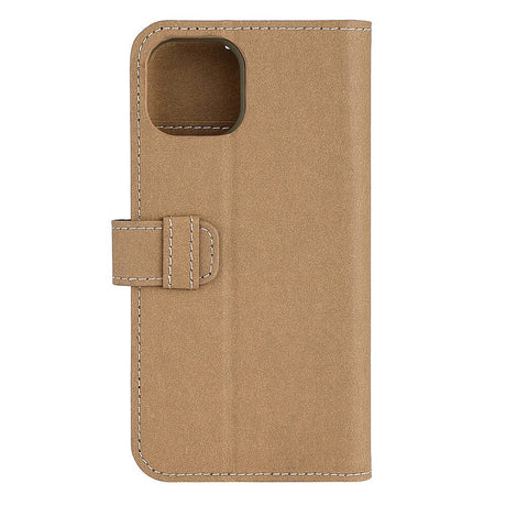 iPhone 13 GEAR Onsala Eco Flip Case med Pung - Nedbrydeligt - Sand