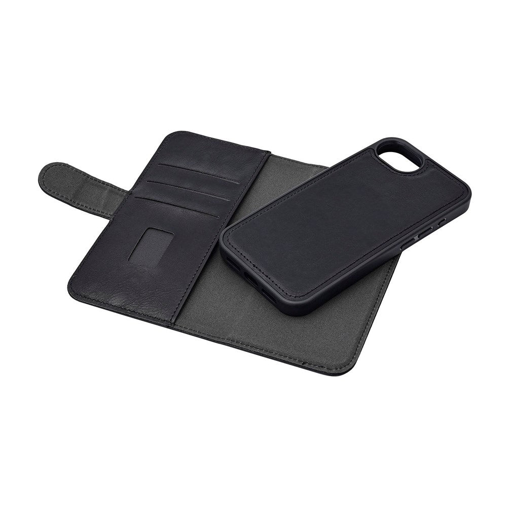 iPhone 16e - GEAR 2-i-1 Flip Cover - MagSafe Kompatibel - Sort
