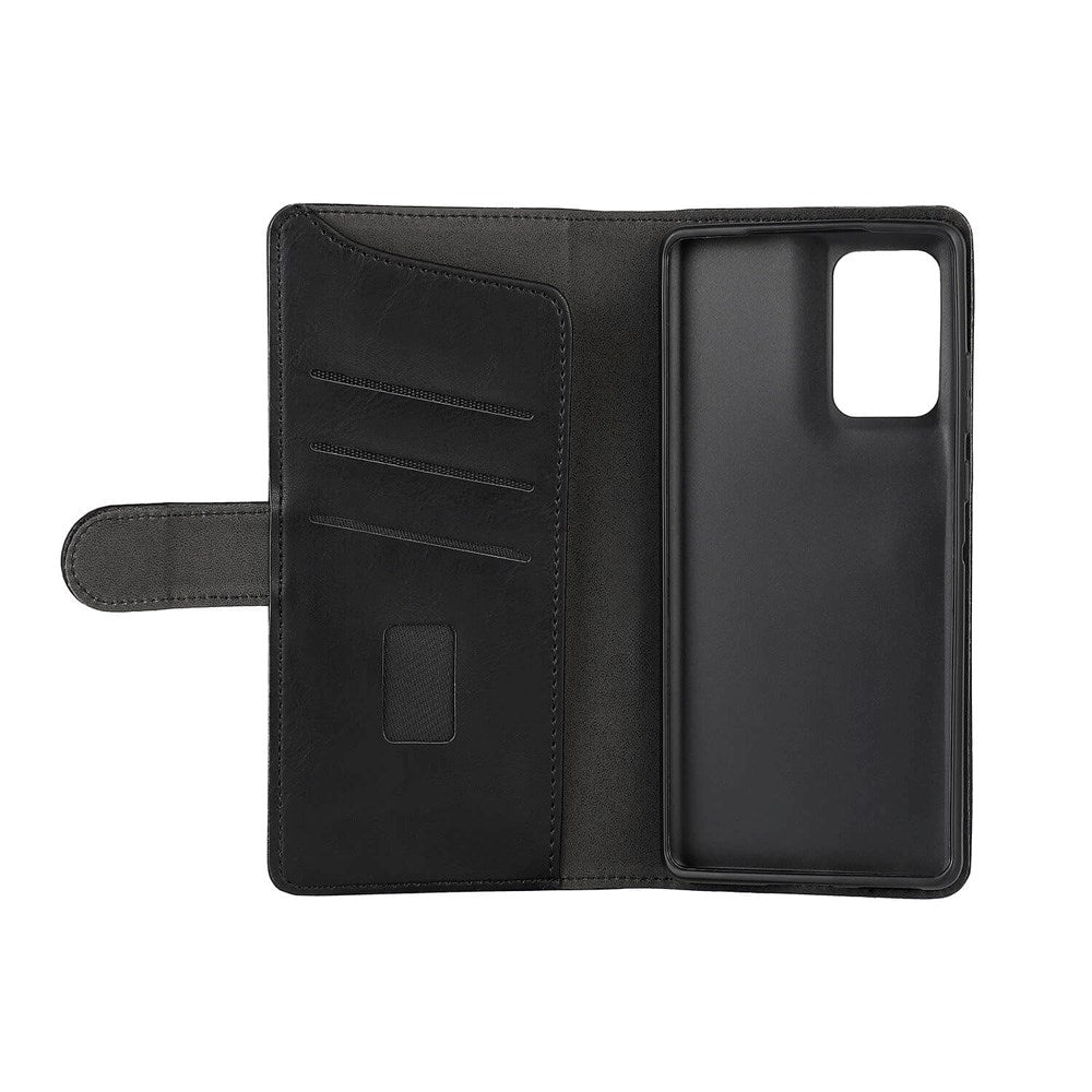 Motorola Moto G35 (5G) GEAR Vegansk Læder Flip Case m. Kortholder - Sort