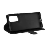 Motorola Moto G35 (5G) GEAR Vegansk Læder Flip Case m. Kortholder - Sort