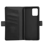 Motorola Moto G55 (5G) GEAR Vegansk Læder Flip Case m. Kortholder - Sort