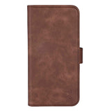 GEAR iPhone 16 Pro Max Wallet - Læder Flip Cover m. Pung til 3 Kort - MagSafe Kompatibel - Brun