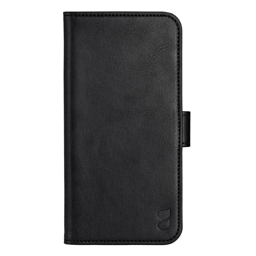 GEAR iPhone 16 Pro Max Wallet - Læder Flip Cover m. Pung til 3 Kort - MagSafe Kompatibel - Sort