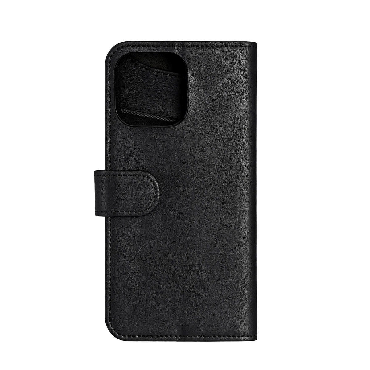 GEAR iPhone 16 Pro Max Wallet - Læder Flip Cover m. Pung til 3 Kort - MagSafe Kompatibel - Sort