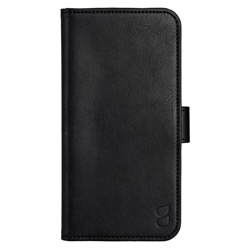 GEAR iPhone 16 Wallet - Læder Flip Cover m. Pung til 3 Kort - MagSafe Kompatibel - Sort