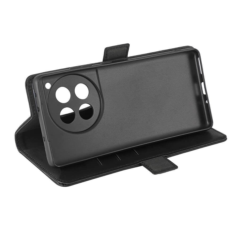 OnePlus 12R GEAR Læder Flip Cover m. Pung - Sort