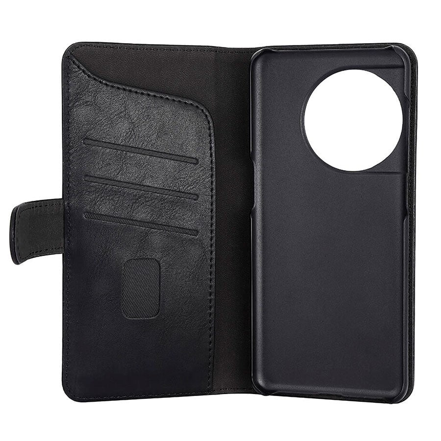 OnePlus 11 GEAR Læder Flip Cover m. Pung - Sort