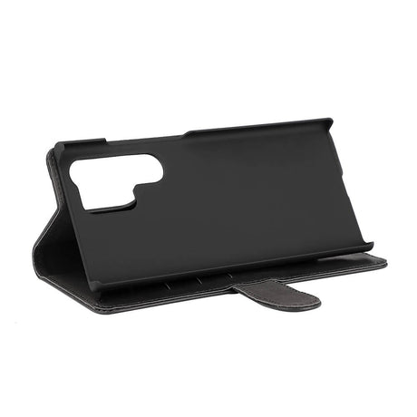 Gear Wallet Samsung Galaxy S23 Ultra - Læder Flip Cover m. Pung - Sort