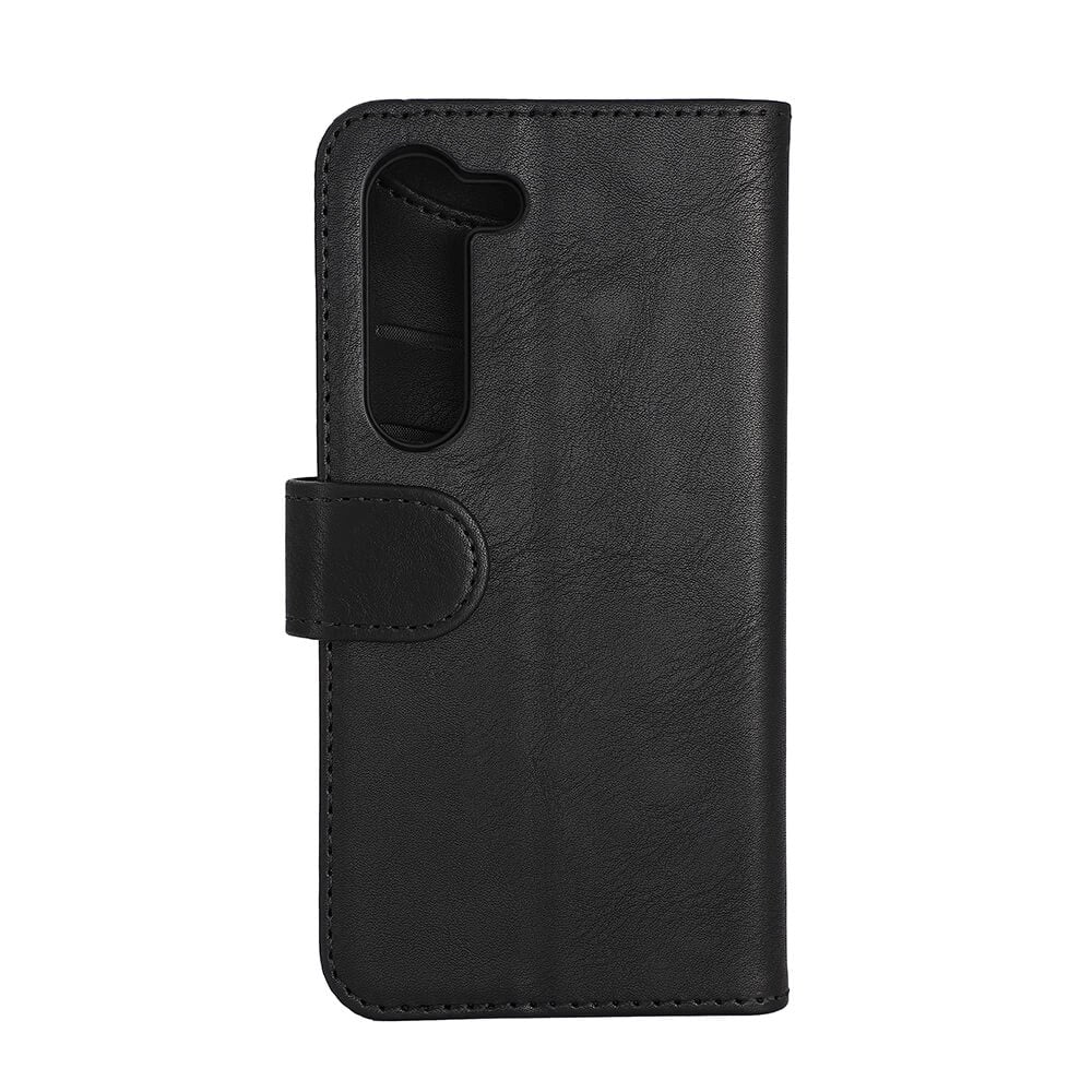 Gear Wallet Samsung Galaxy S23 - Læder Flip Cover m. Pung - Sort