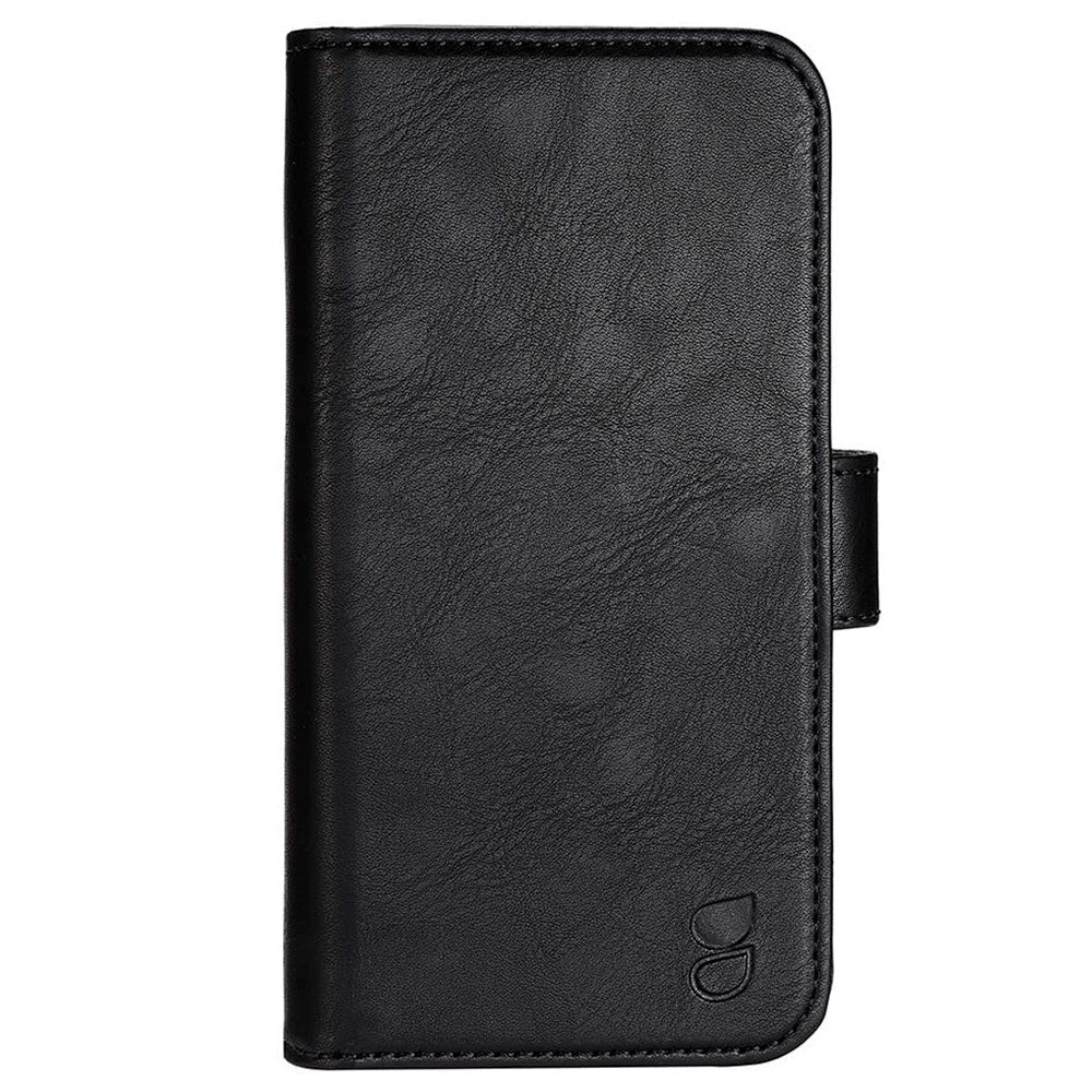 GEAR iPhone 14 Pro Wallet - Læder Flip 2-i-1 Cover m. Pung 7 Kort - Sort