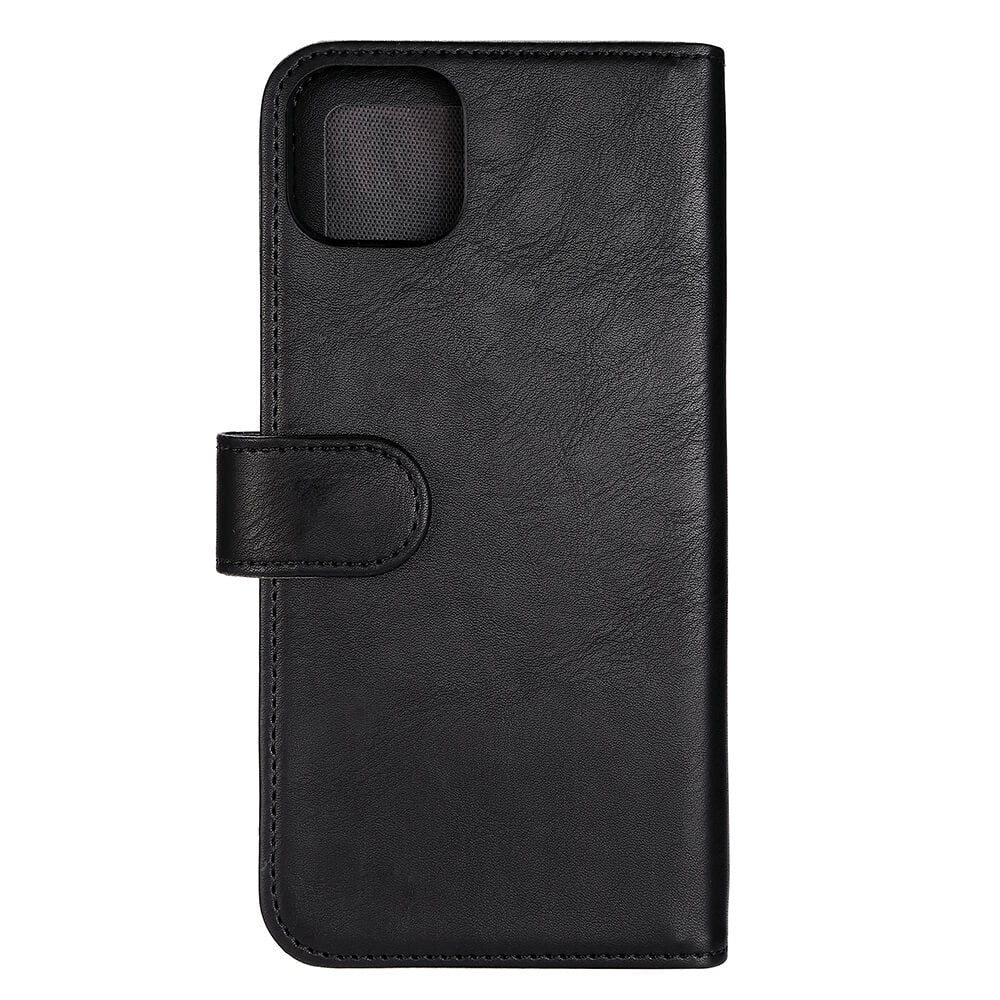 GEAR iPhone 14 Plus Wallet - Læder Flip 2-i-1 Cover m. Pung 7 Kort - Sort