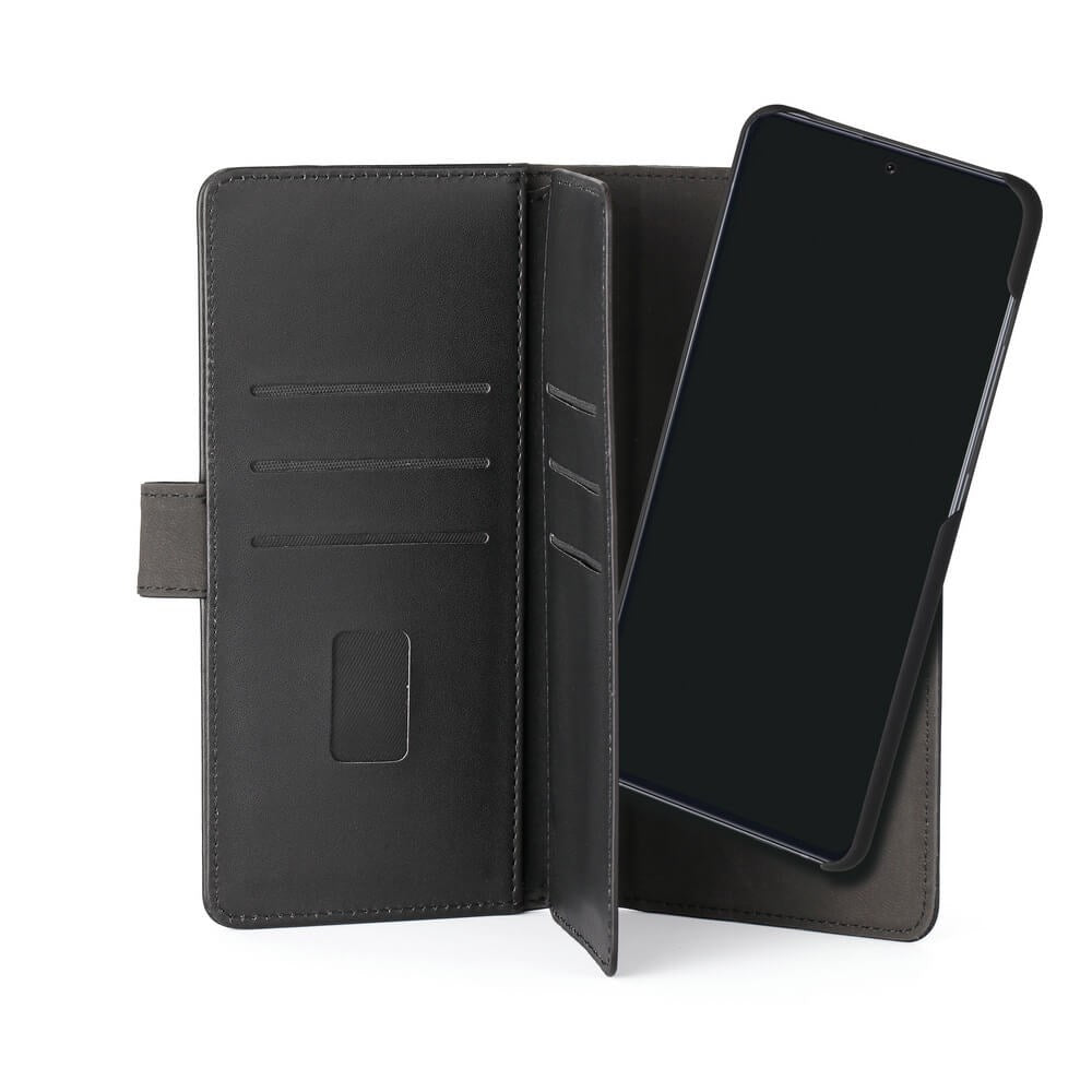 Gear Wallet Samsung Galaxy S22 Ultra 2in1 Flip Cover m. 7 Kortlommer og Magnet - Sort