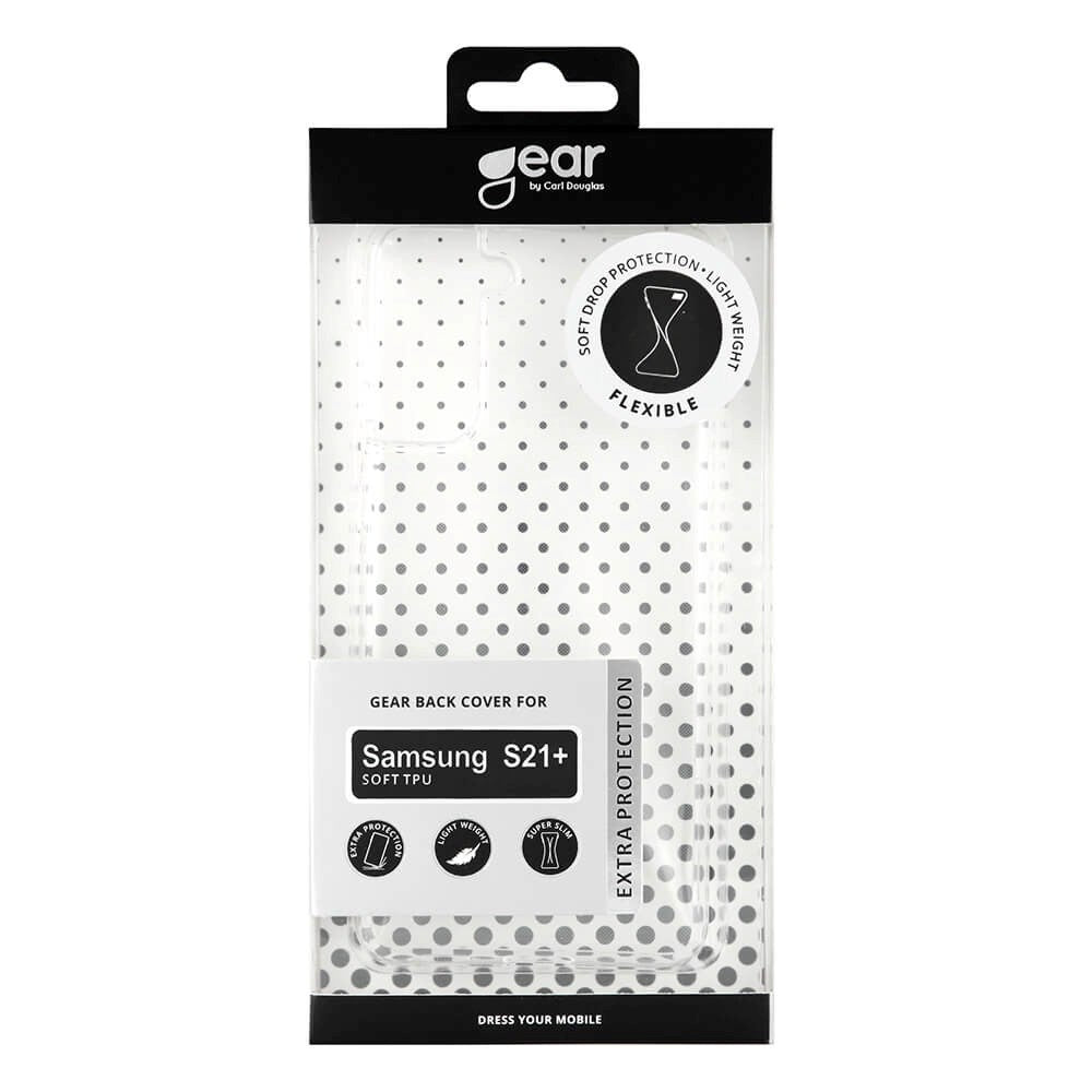 Samsung Galaxy S21+ (Plus) GEAR Fleksibelt Plastik Mobil Cover - Gennemsigtig