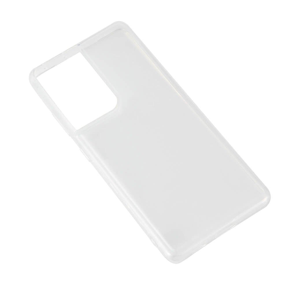 Samsung Galaxy S21 Ultra GEAR Fleksibelt Plastik Mobil Cover - Gennemsigtig