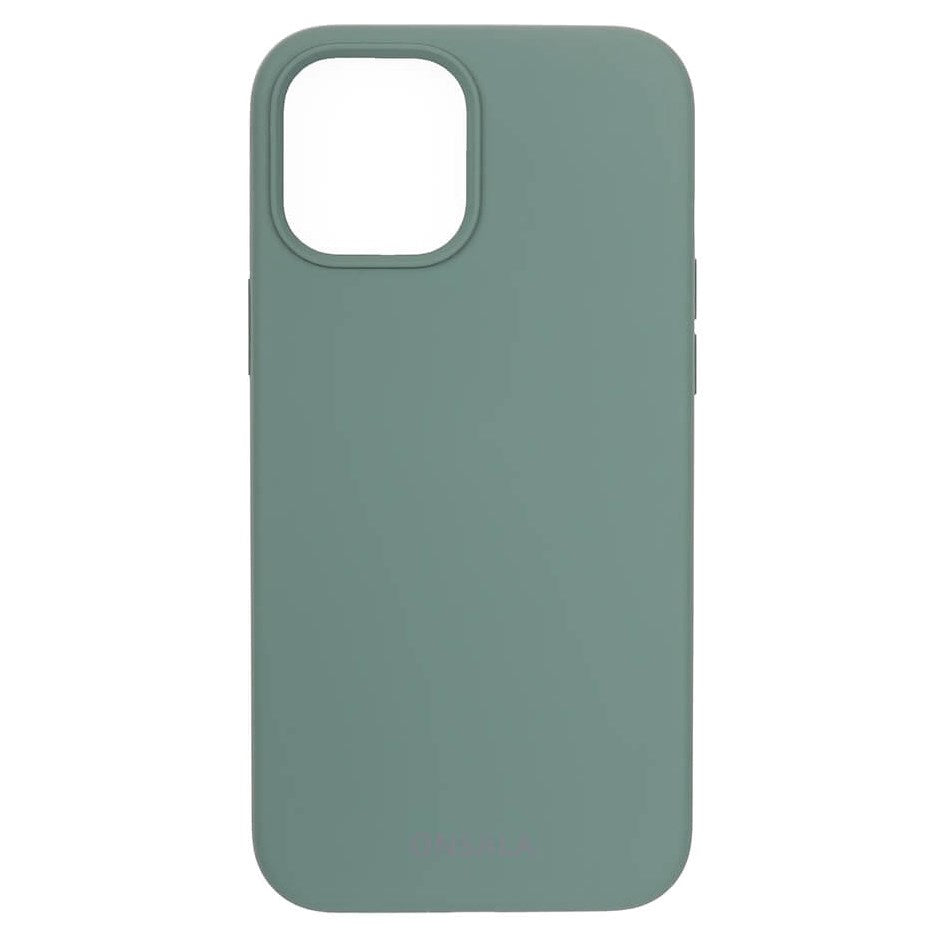 iPhone 12 / 12 Pro Onsala Collection Liquid Silikone Bagside Case - Pine Green