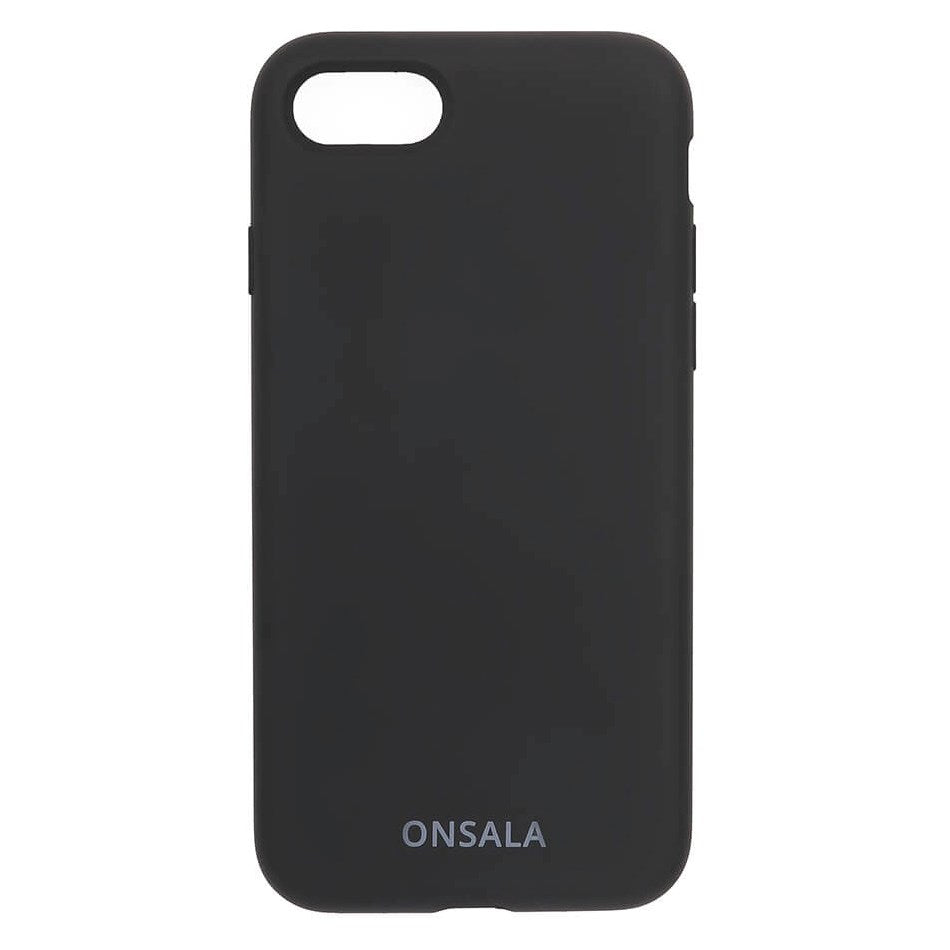 iPhone SE (2022 / 2020) / 8 / 7 Onsala Collection Liquid Silikone Bagside Cover - Black