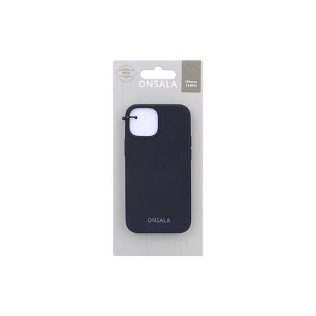 GEAR Onsala Collection iPhone 13 Mini Liquid Silikone Bagside Cover - Black