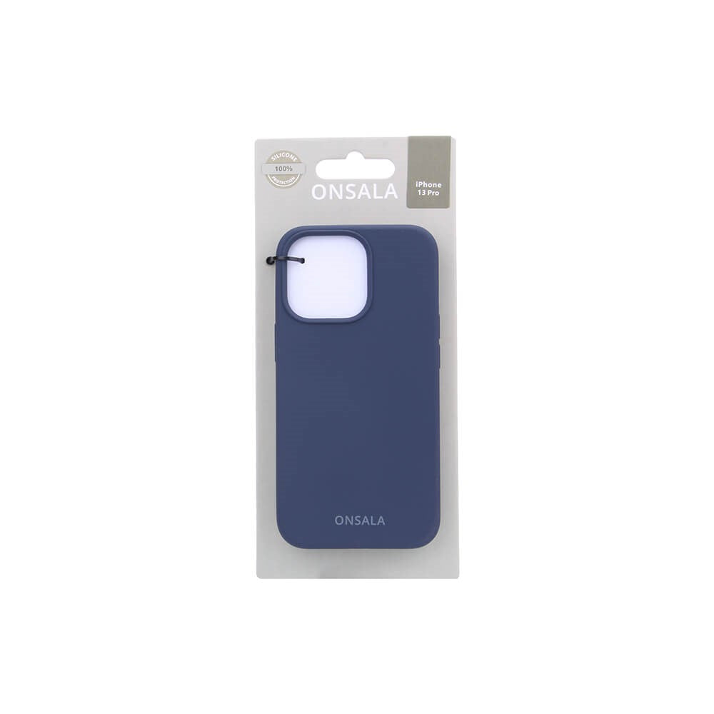 Onsala Collection iPhone 13 Pro Liquid Silikone Bagside Cover - Cobalt Blue