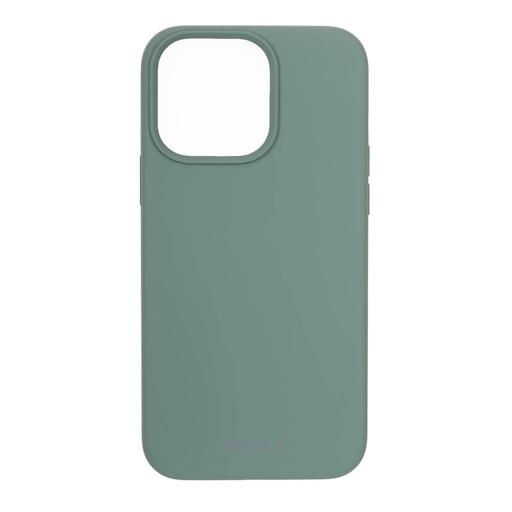 Onsala Collection iPhone 13 Pro Liquid Silikone Bagside Cover - Pine Green