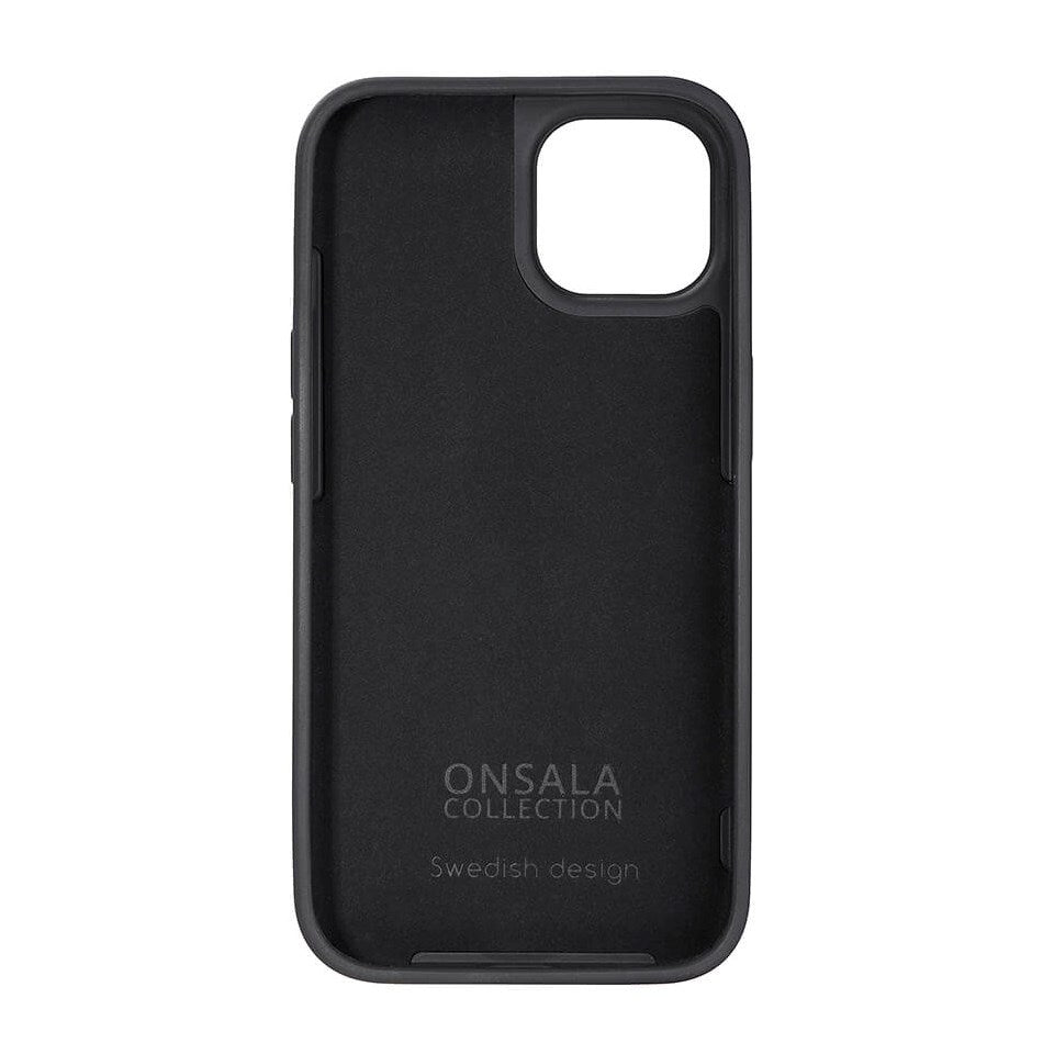 iPhone 13 / 14 GEAR Onsala Collection Liquid Silikone Bagside Cover - Black