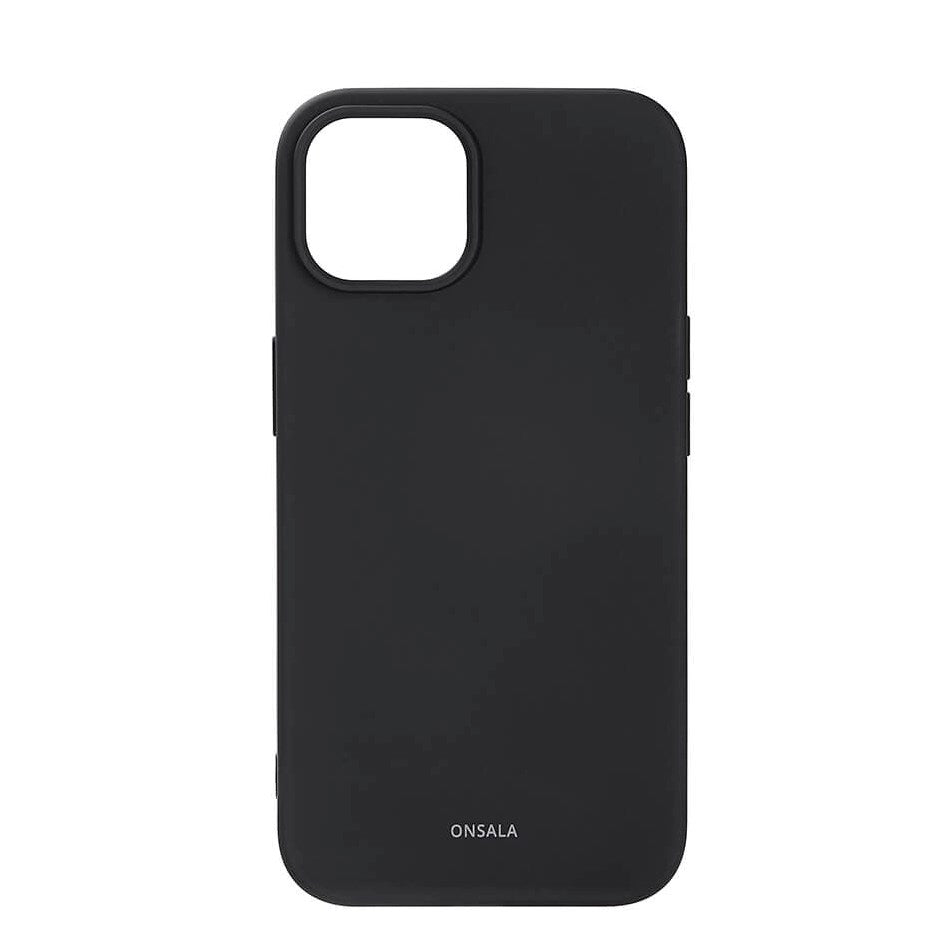 iPhone 13 / 14 Onsala Collection Liquid Silikone Bagside Cover - Black