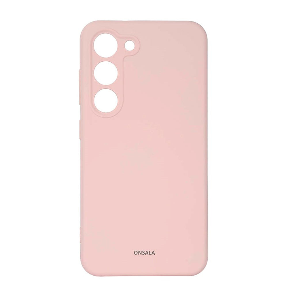 Samsung Galaxy S23 Onsala Silikone Bagside Case - Chalk Pink