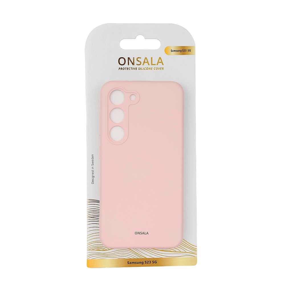 Samsung Galaxy S23 Onsala Silikone Bagside Case - Chalk Pink