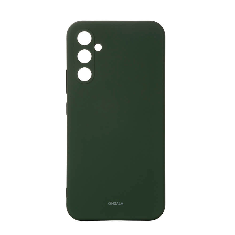 Samsung Galaxy A34 (5G) Onsala Silikone Bagside Case - Mørkegrøn