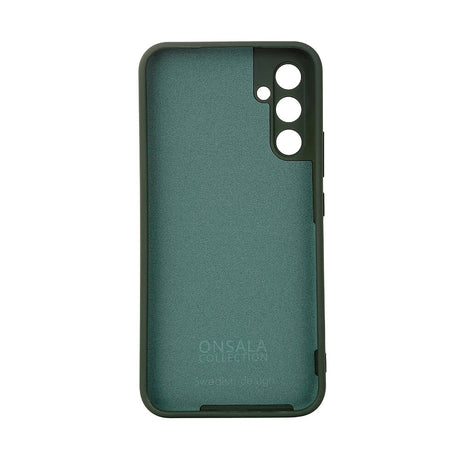 Samsung Galaxy A34 (5G) GEAR Onsala Silikone Bagside Case - Mørkegrøn