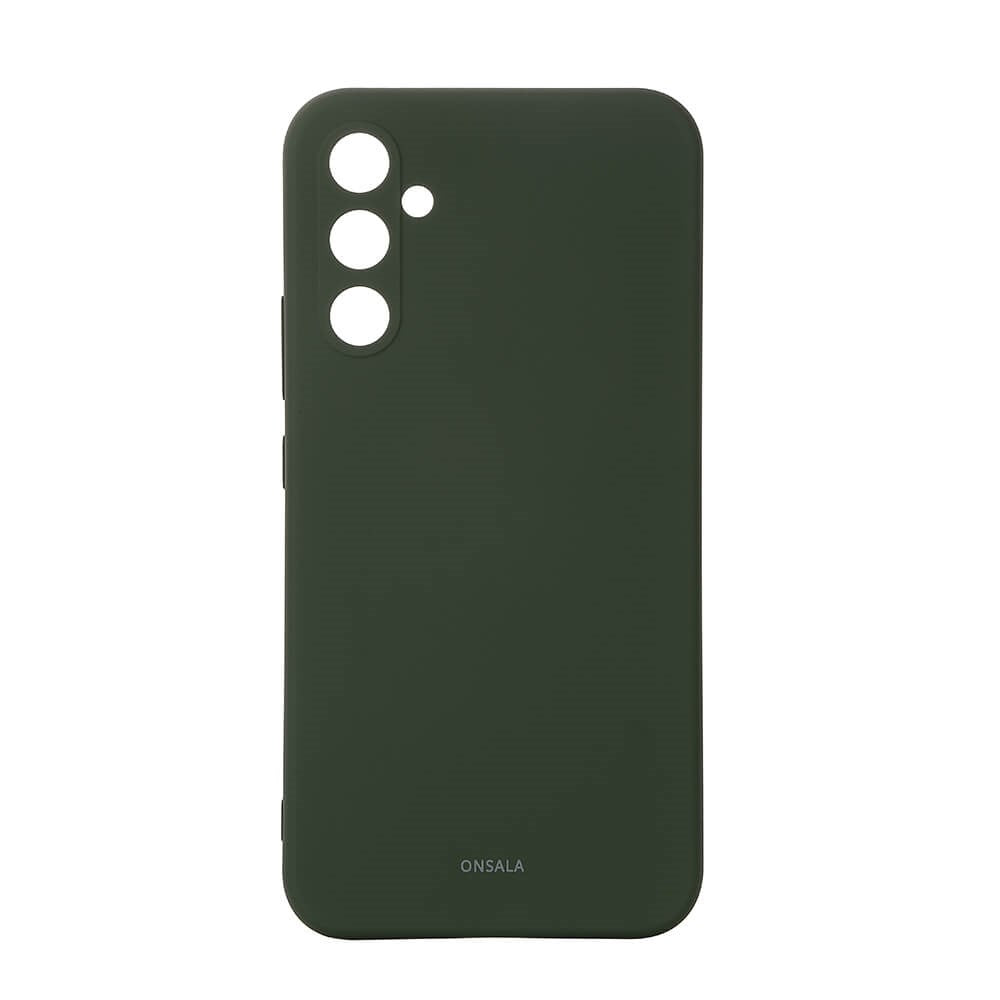 Samsung Galaxy A54 (5G) GEAR Onsala Silikone Bagside Case - Mørkegrøn