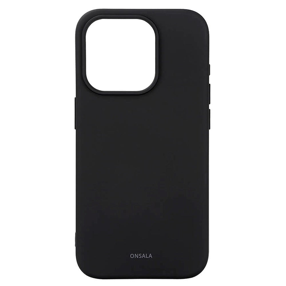 iPhone 15 Pro Onsala Silikone Case - MagSafe Kompatibelt - Sort