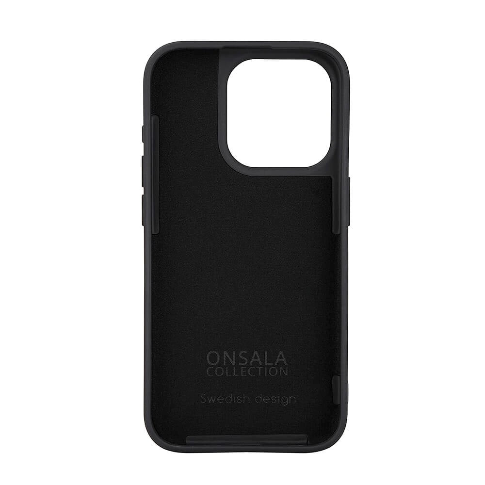 iPhone 15 Pro Onsala Silikone Case - MagSafe Kompatibelt - Sort