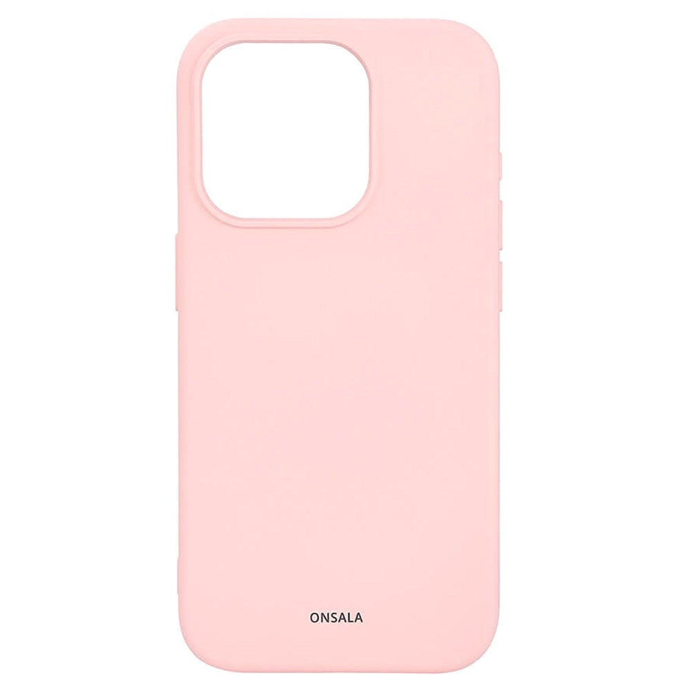 iPhone 15 Pro Onsala Silikone Case - MagSafe Kompatibelt - Chalk Pink