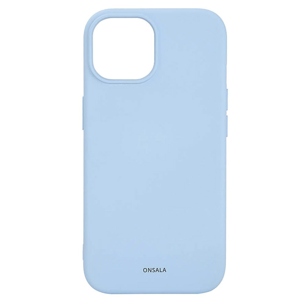 iPhone 15 GEAR Onsala Silikone Case - MagSafe Kompatibelt - Light Blue