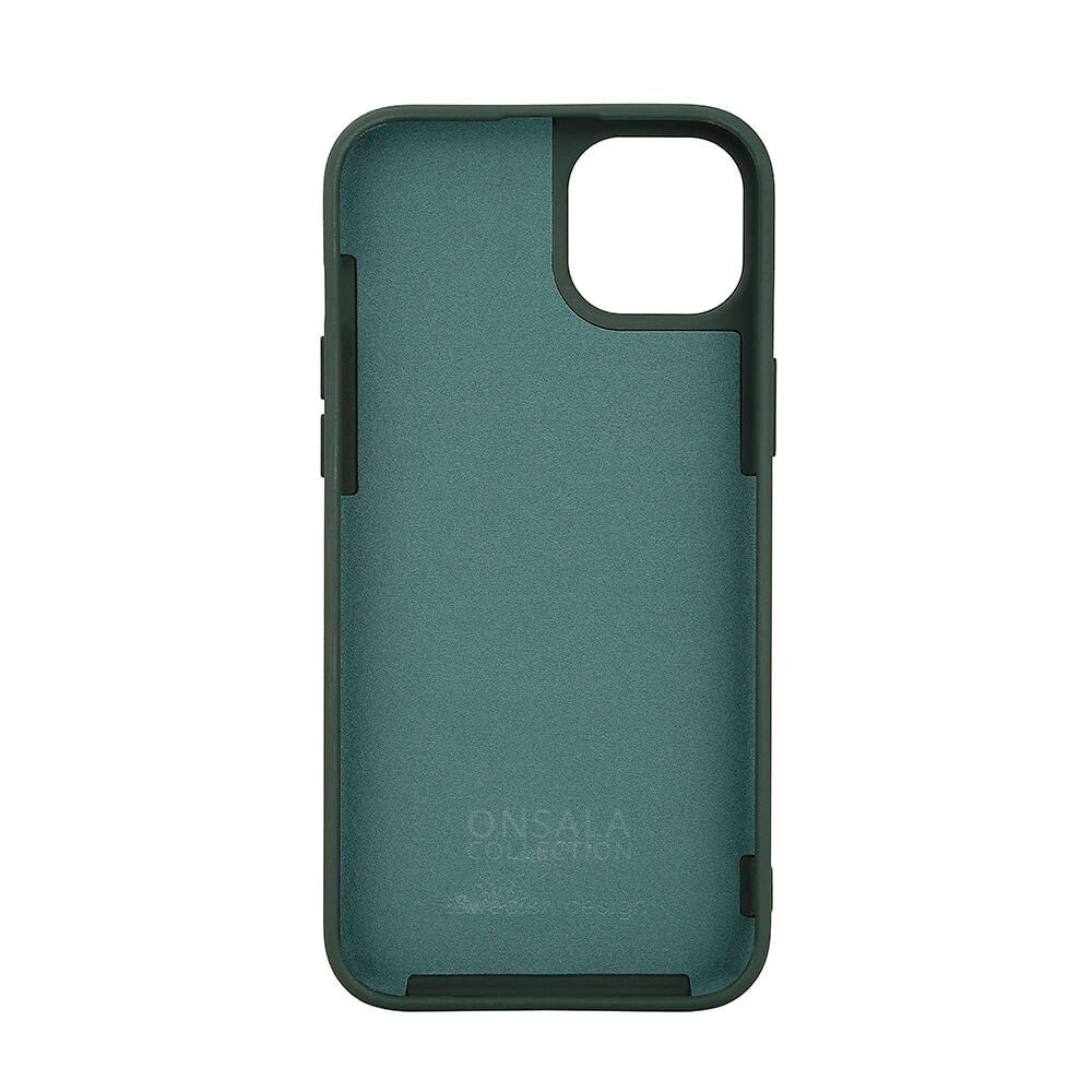 iPhone 15 Onsala Silikone Case - MagSafe Kompatibelt - Olive Green