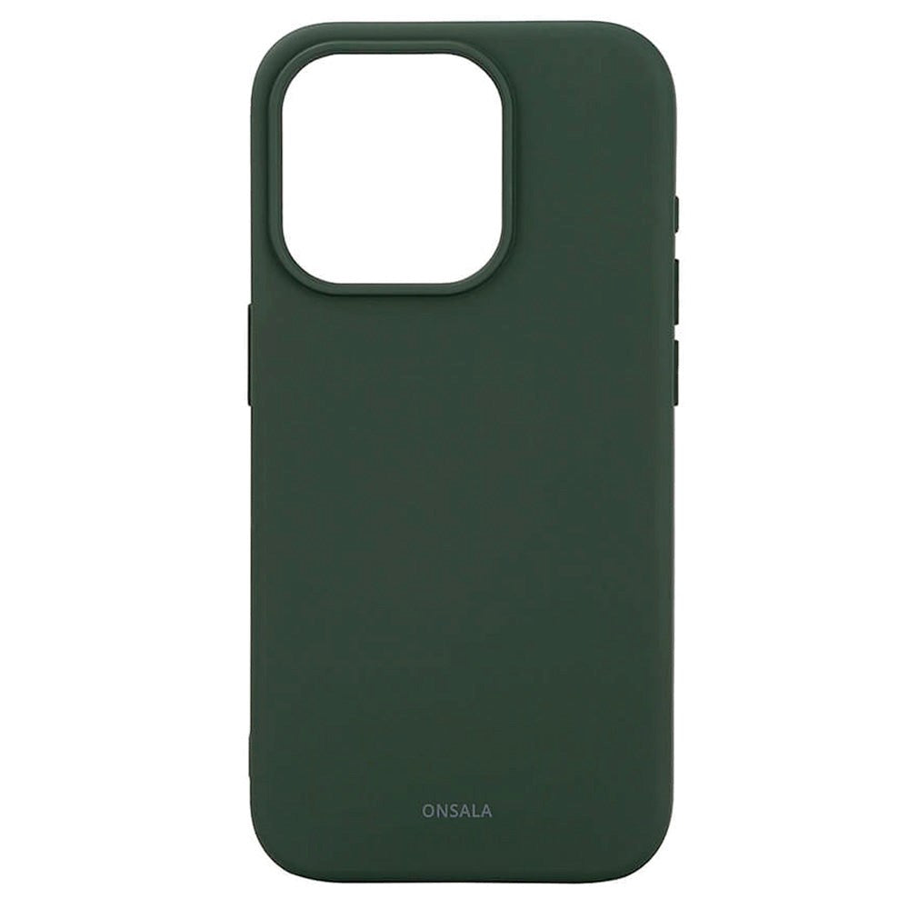 iPhone 15 Pro Onsala Silikone Case - MagSafe Kompatibelt - Olive Green