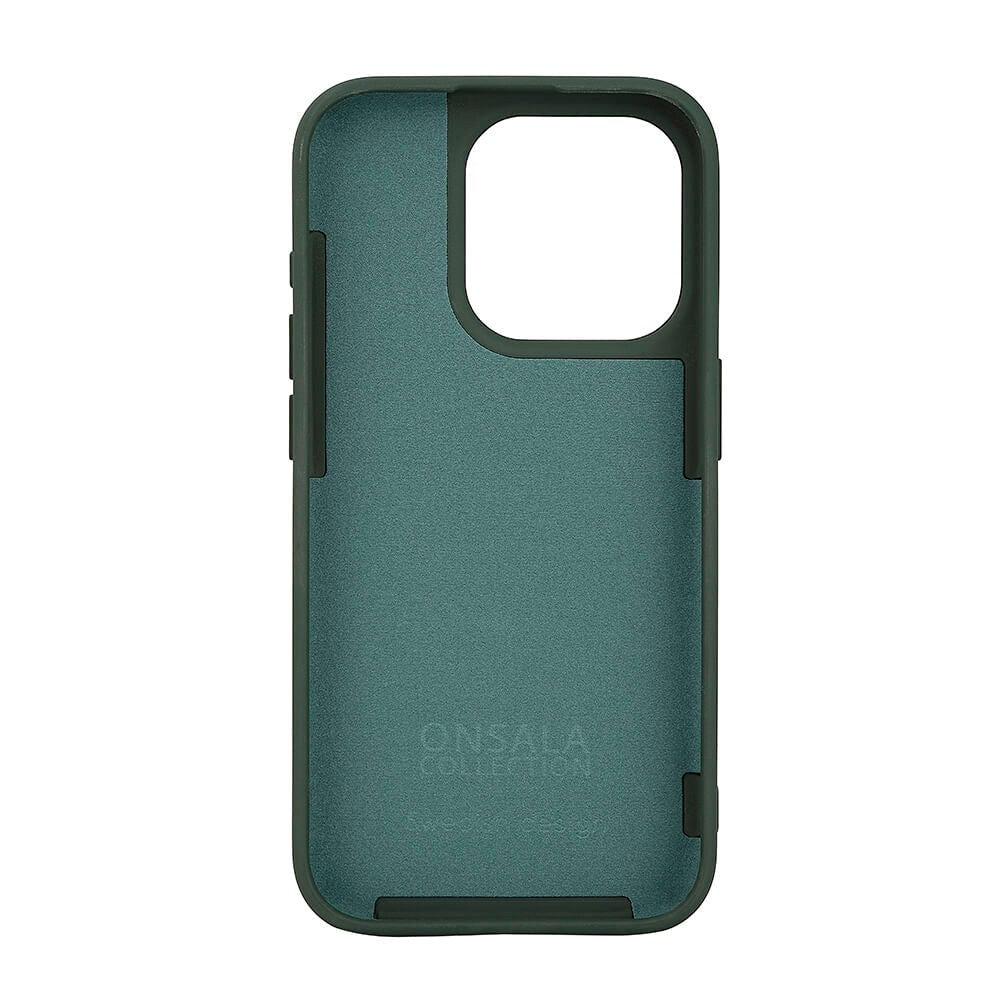 iPhone 15 Pro Onsala Silikone Case - MagSafe Kompatibelt - Olive Green