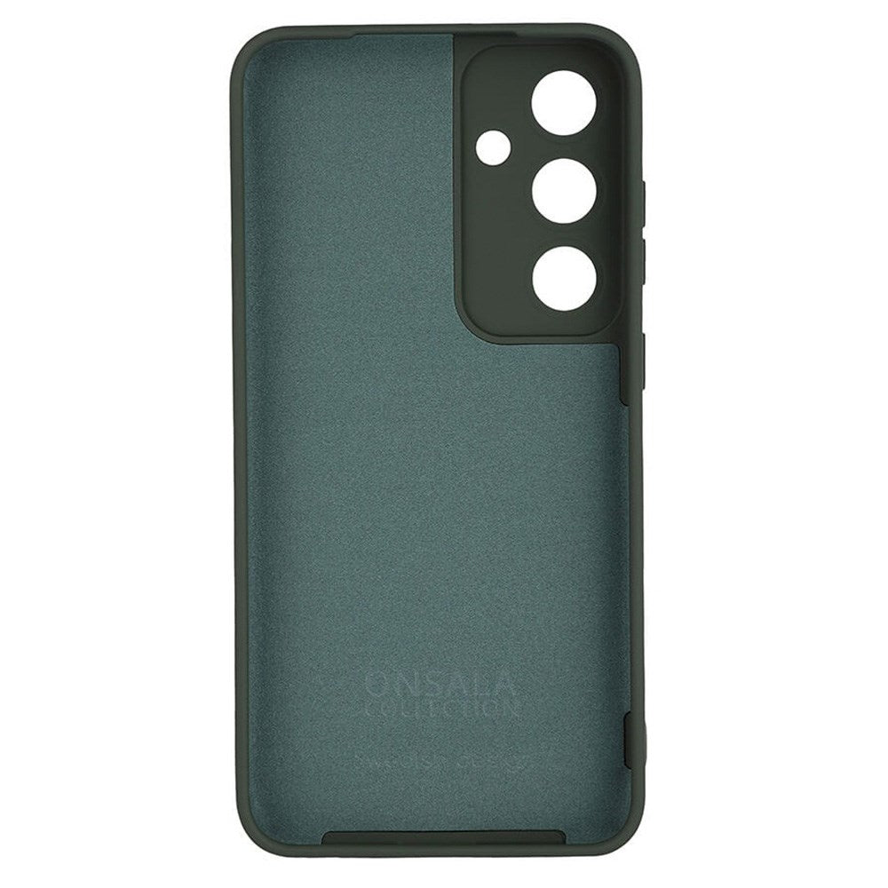Samsung Galaxy S24+ (Plus) Onsala Silikone Bagside Case - Mørkegrøn