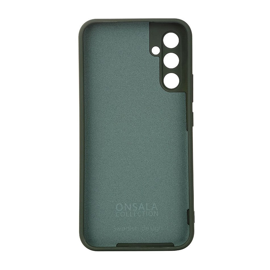 Onsala Samsung Galaxy A35 (5G) Silikone Touch Bagside Cover - Olive Green