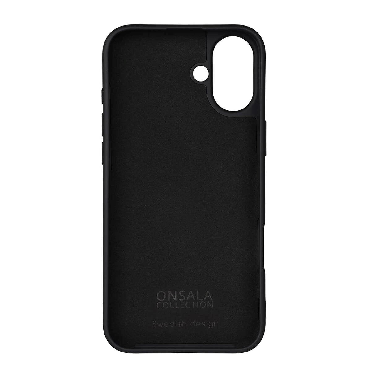 iPhone 16 Plus Onsala Silikone Mobil Cover - MagSafe Kompatibelt - Sort