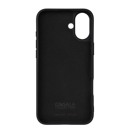 iPhone 16 Plus GEAR Onsala Silikone Mobil Cover - MagSafe Kompatibelt - Sort