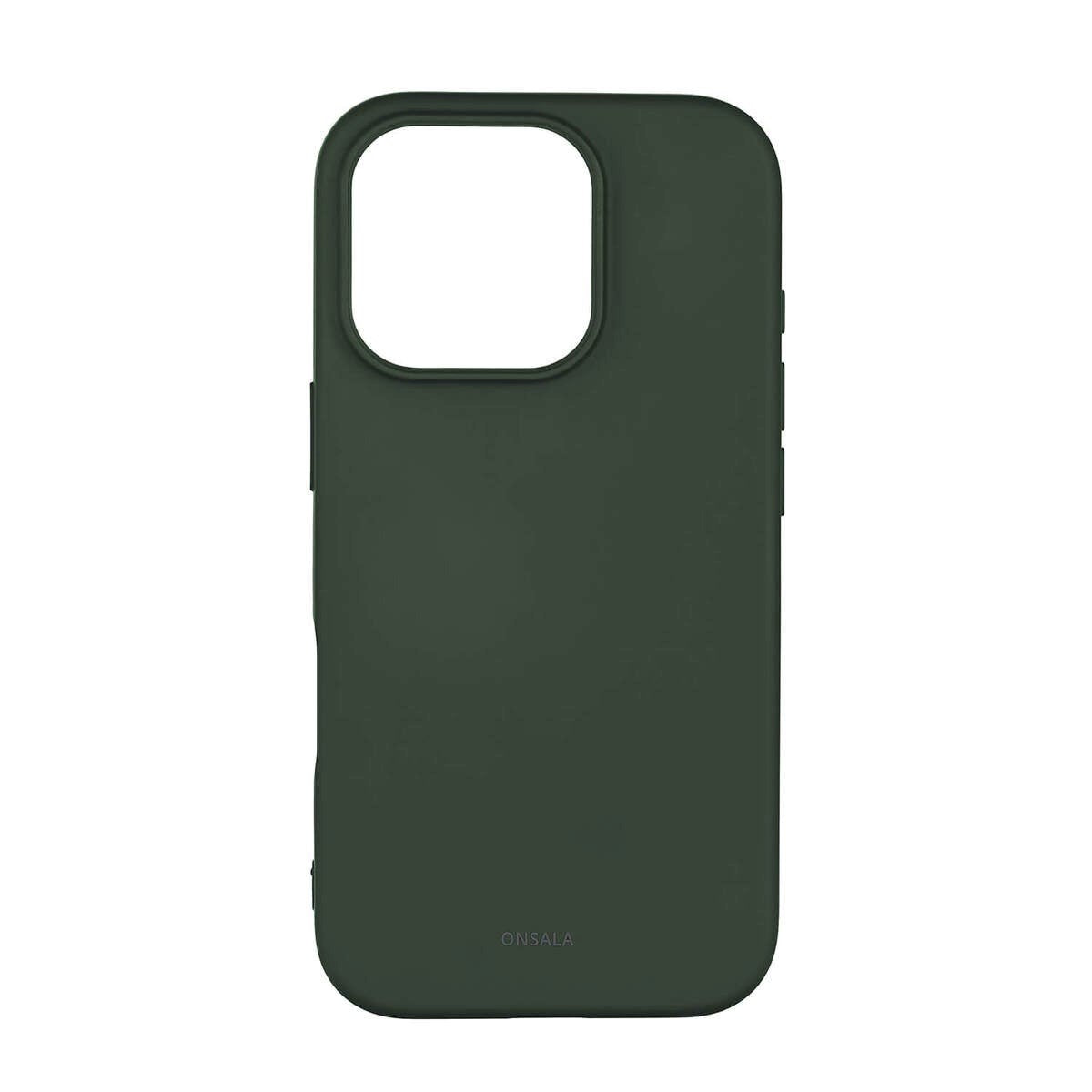 iPhone 16 Pro Onsala Silikone Mobil Cover - MagSafe Kompatibelt - Olive Green
