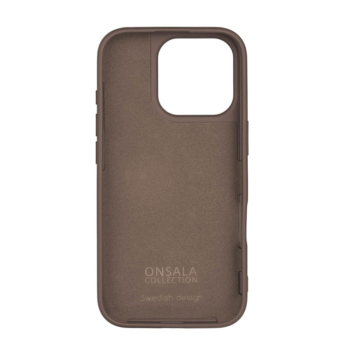 iPhone 16 Pro GEAR Onsala Silikone Mobil Cover - MagSafe Kompatibelt - Chocolate