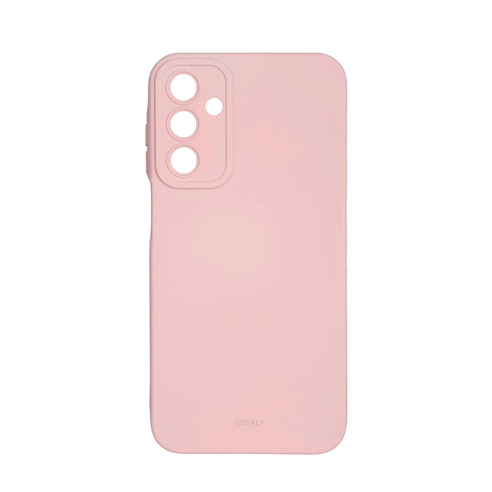 Samsung Galaxy A16 Bagsidecover fra ONSALA – Slankt, Genanvendeligt Silikone Design - Lyserød
